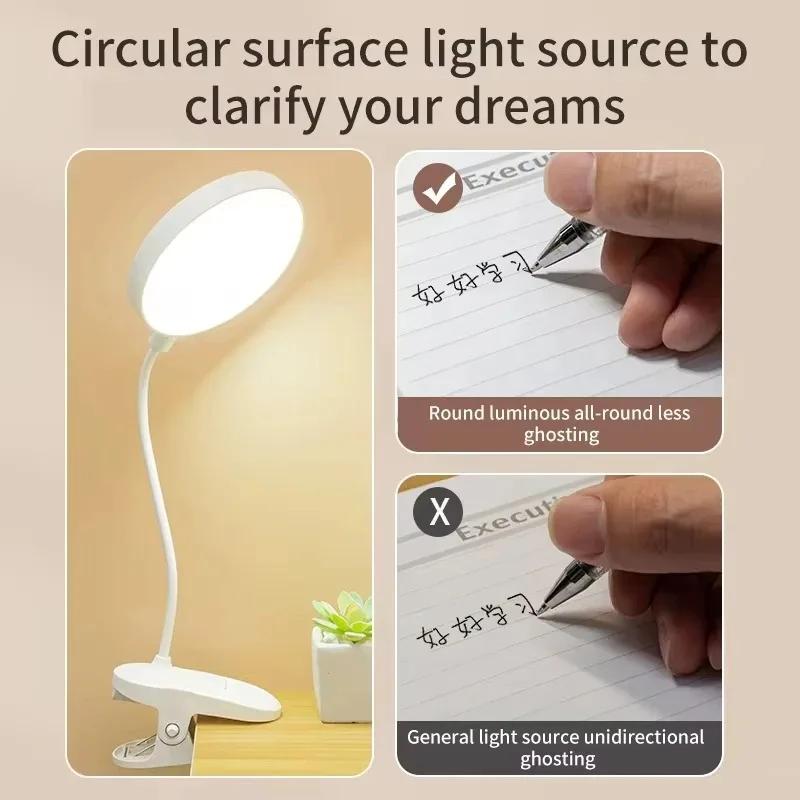Faltbare LED Schreibtischlampe mit USB-Ladeanschluss für Büro und Studium