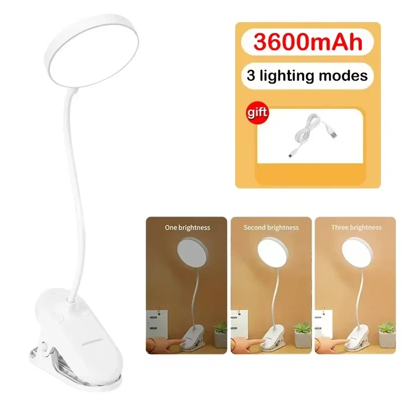 Faltbare LED Schreibtischlampe mit USB-Ladeanschluss für Büro und Studium
