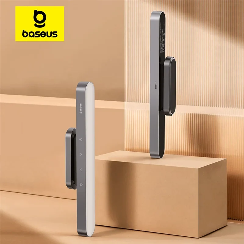 Magnetische Akku-Schreibtischlampe mit Touch-Dimmer für Homeoffice und Büro