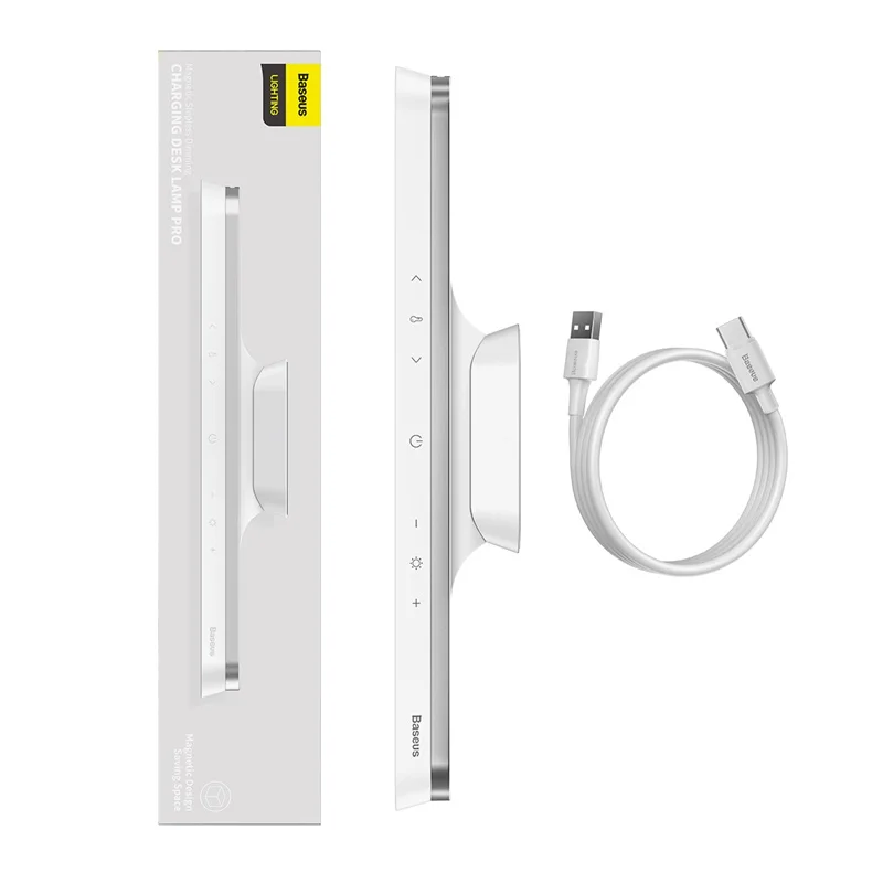 Magnetische Akku-Schreibtischlampe mit Touch-Dimmer für Homeoffice und Büro