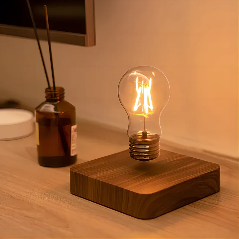 Schwebende LED Glühbirne mit Magnetlevitation für Büro und Wohnzimmer