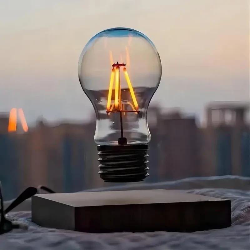 Schwebende LED Glühbirne mit Magnetlevitation für Büro und Wohnzimmer