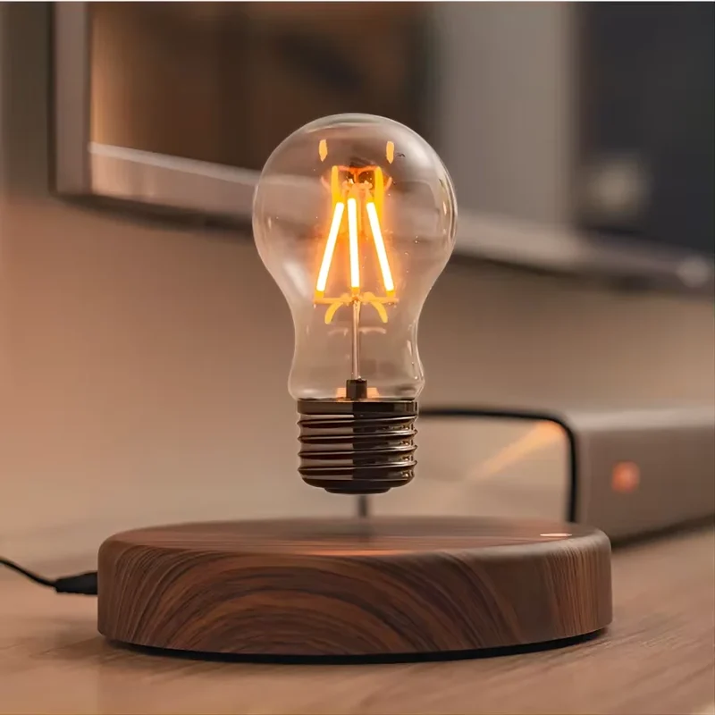 Schwebende LED Glühbirne mit Magnetlevitation für Büro und Wohnzimmer