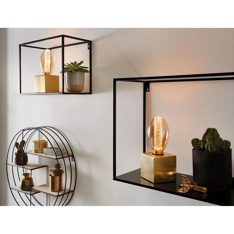 Leuchtmittel 2er Bündel LED Inner Glow-Spirale B75 Gold