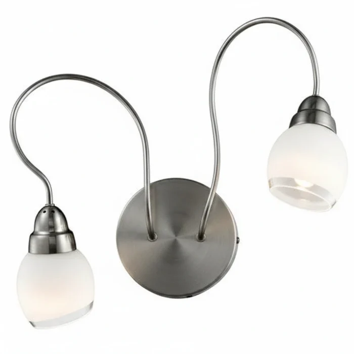 Design LED Wandleuchte mit Schalter 2-flammig – für Wohnzimmer & Flur