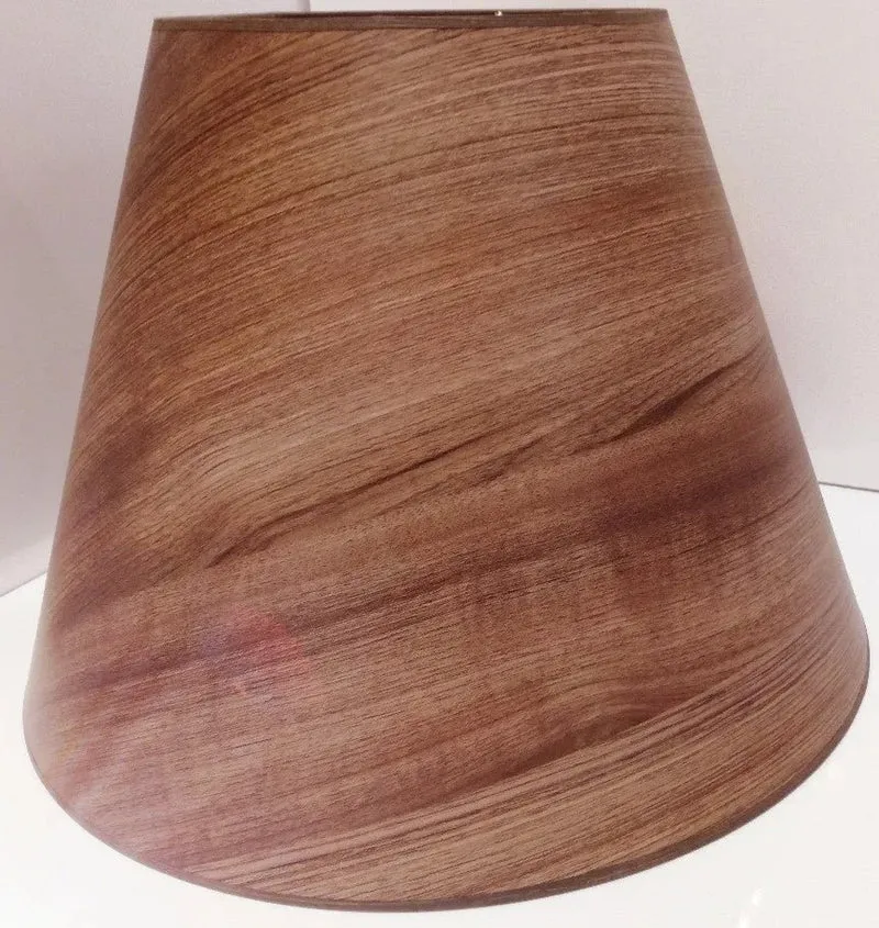 Hängeleuchte aus PCV, Teak Braun , FLI 217031