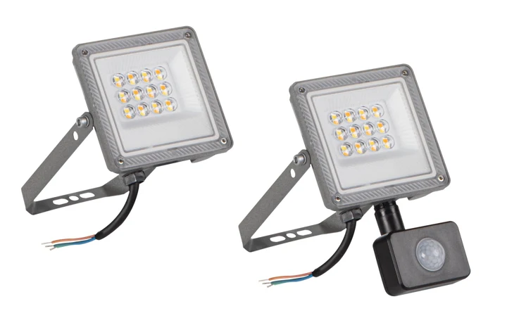 LED Fluter Außenstrahler mit Farbtemperatur (3000K/4000K/6500K) & optionalem Bewegungsmelder – IP65/IP44 Wasserdicht – LED Scheinwerfer 10-100W für Garten, Hof & Garage