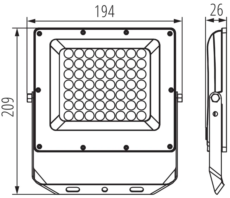 LED Fluter Außenstrahler mit Farbtemperatur (3000K/4000K/6500K) & optionalem Bewegungsmelder – IP65/IP44 Wasserdicht – LED Scheinwerfer 10-100W für Garten, Hof & Garage