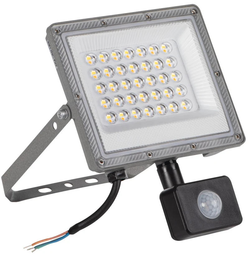 LED Fluter Außenstrahler mit Farbtemperatur (3000K/4000K/6500K) & optionalem Bewegungsmelder – IP65/IP44 Wasserdicht – LED Scheinwerfer 10-100W für Garten, Hof & Garage