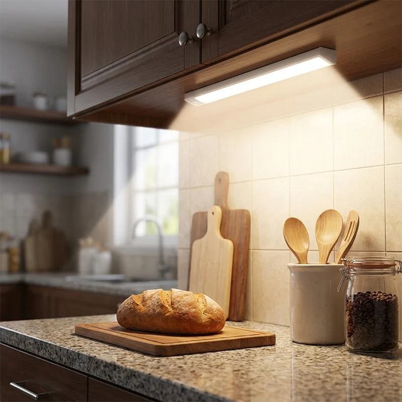 LED Bewegungsmelder Unterbauleuchte für Küche und Kleiderschrank