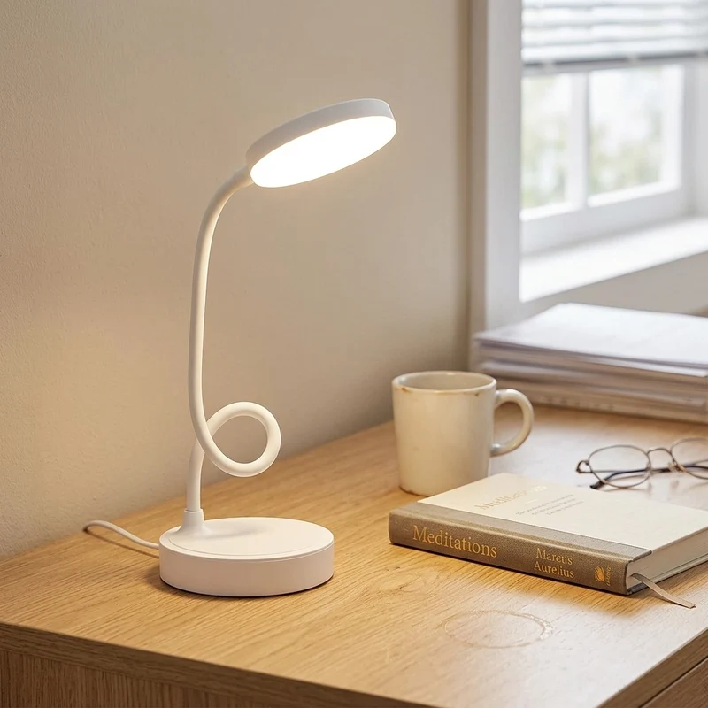 Dimmbare Schreibtischlampe mit Augenschutz für Homeoffice und Arbeitszimmer
