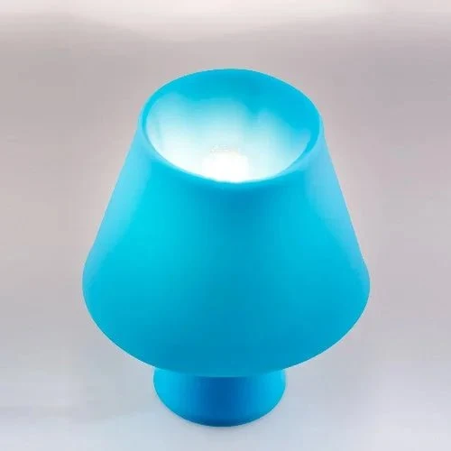 Sompex NUMEN Tischlampe aus formbarem Silikon – Blau, 42 cm, E27