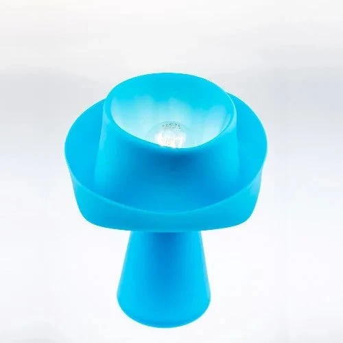 Sompex NUMEN Tischlampe aus formbarem Silikon – Blau, 42 cm, E27