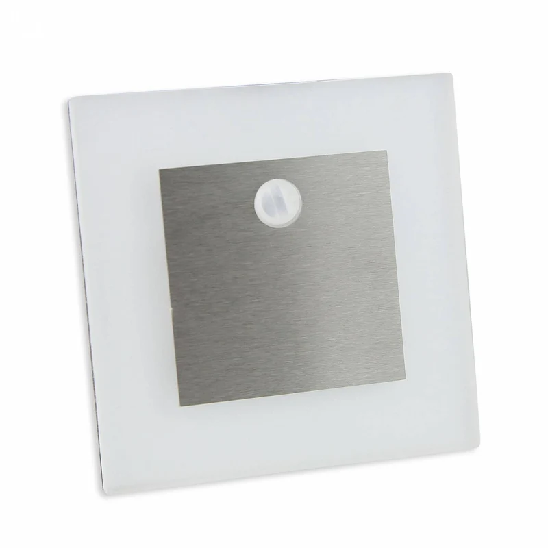 LED Treppenbeleuchtung eckig 12V 0,8W Treppenleuchte Stufen-Leuchte Wandleuchte