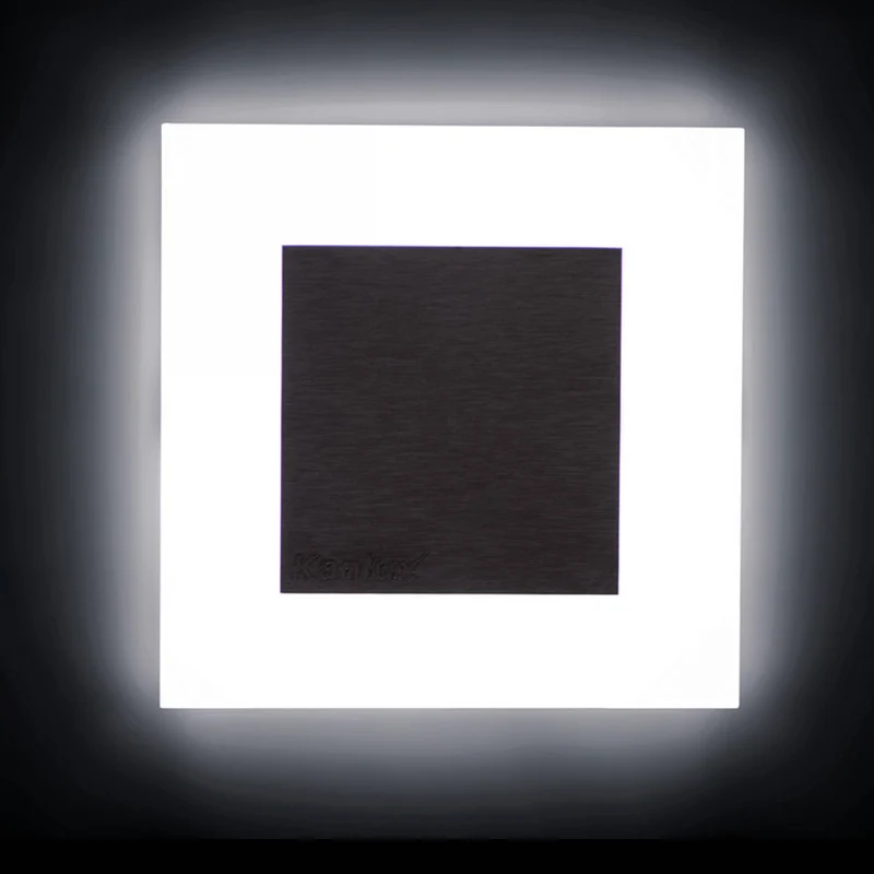 LED Treppenbeleuchtung eckig 12V 0,8W Treppenleuchte Stufen-Leuchte Wandleuchte