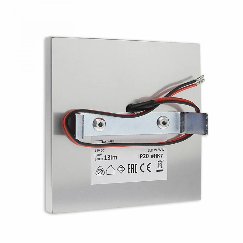 LED Treppenbeleuchtung eckig 12V 0,8W Treppenleuchte Stufen-Leuchte Wandleuchte