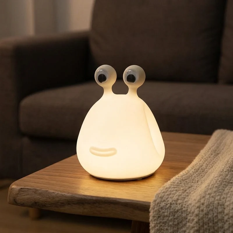 Weiches Silikon Schnecke Nachtlicht LED für Kinderzimmer und Babyzimmer