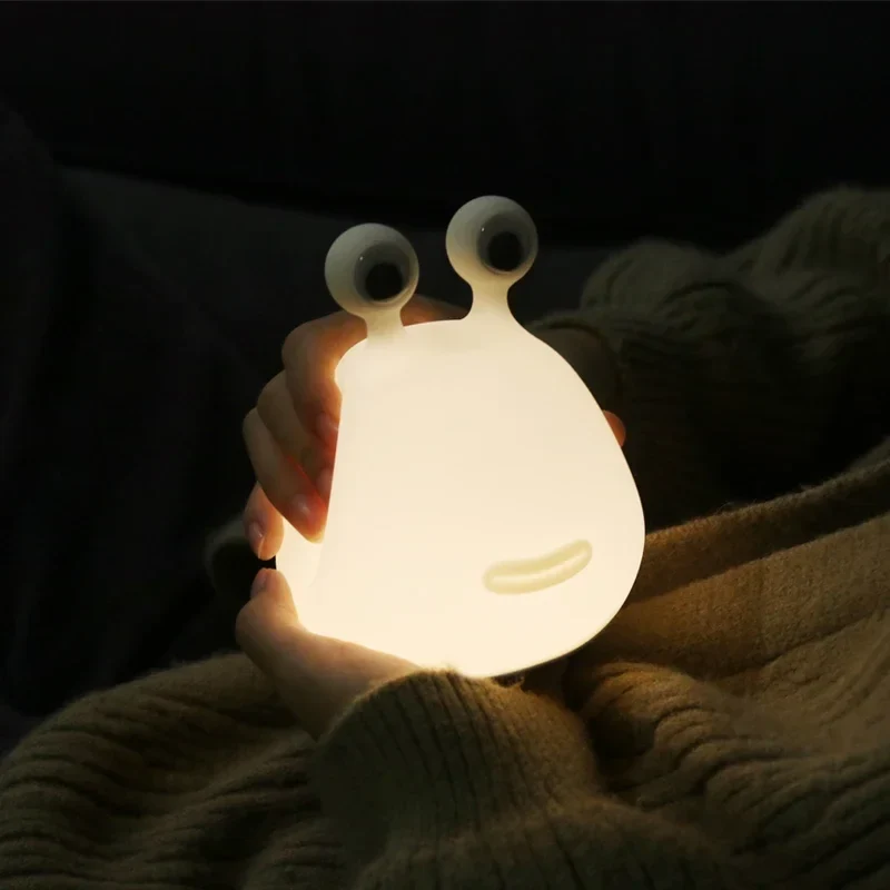 Weiches Silikon Schnecke Nachtlicht LED für Kinderzimmer und Babyzimmer