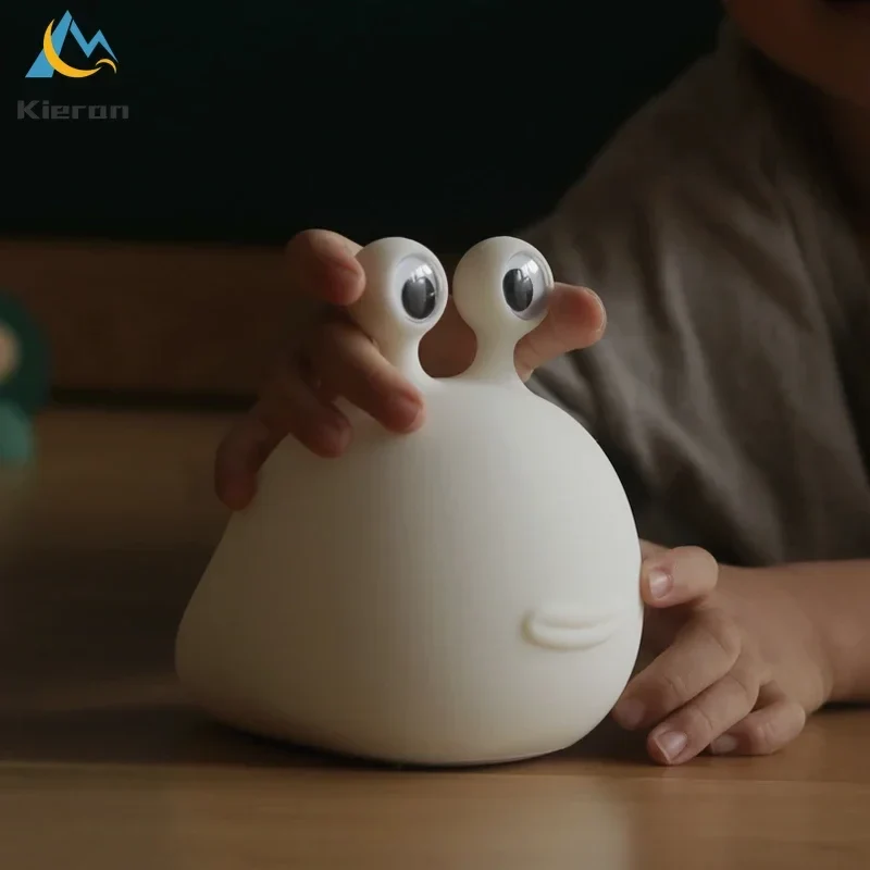 Weiches Silikon Schnecke Nachtlicht LED für Kinderzimmer und Babyzimmer