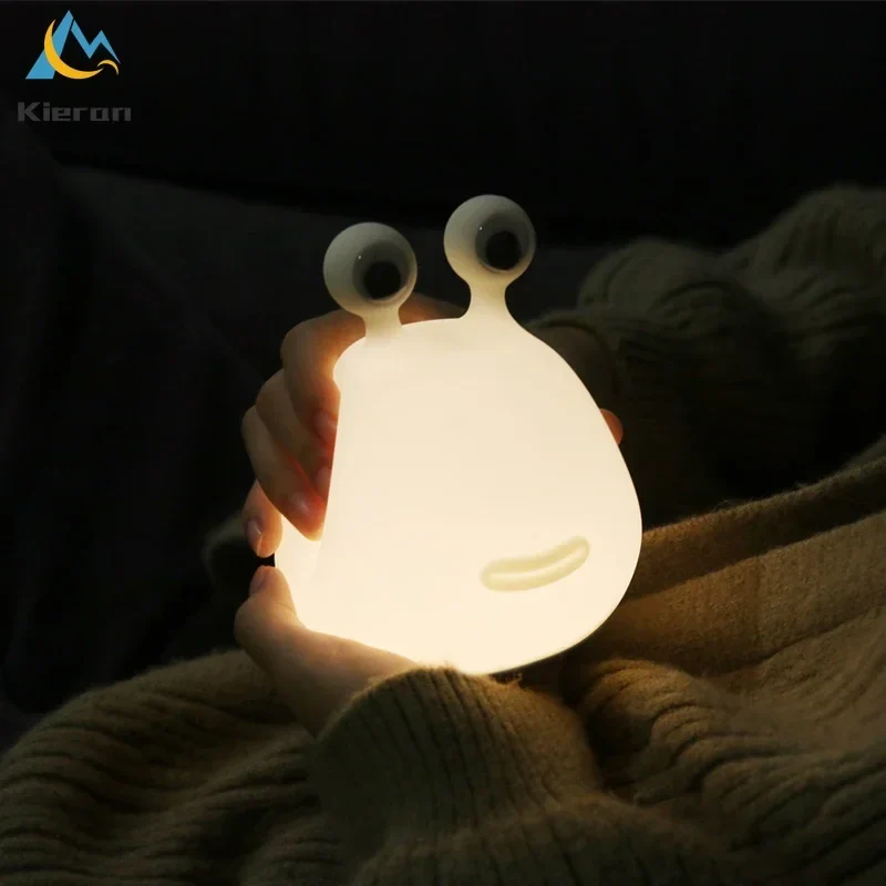 Weiches Silikon Schnecke Nachtlicht LED für Kinderzimmer und Babyzimmer