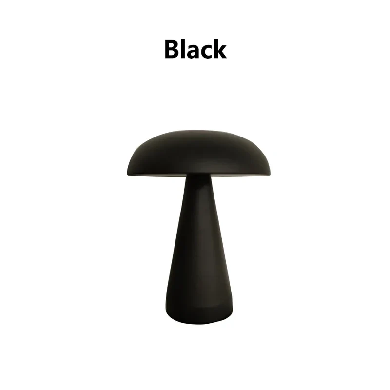Pilz Retro Tischlampe dimmbar aus Eisen mit Touch-Steuerung für Café und Schreibtisch