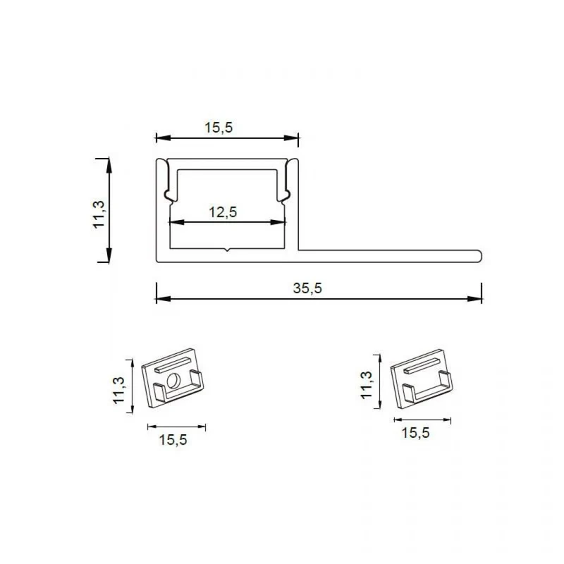 LED-Profil Heni