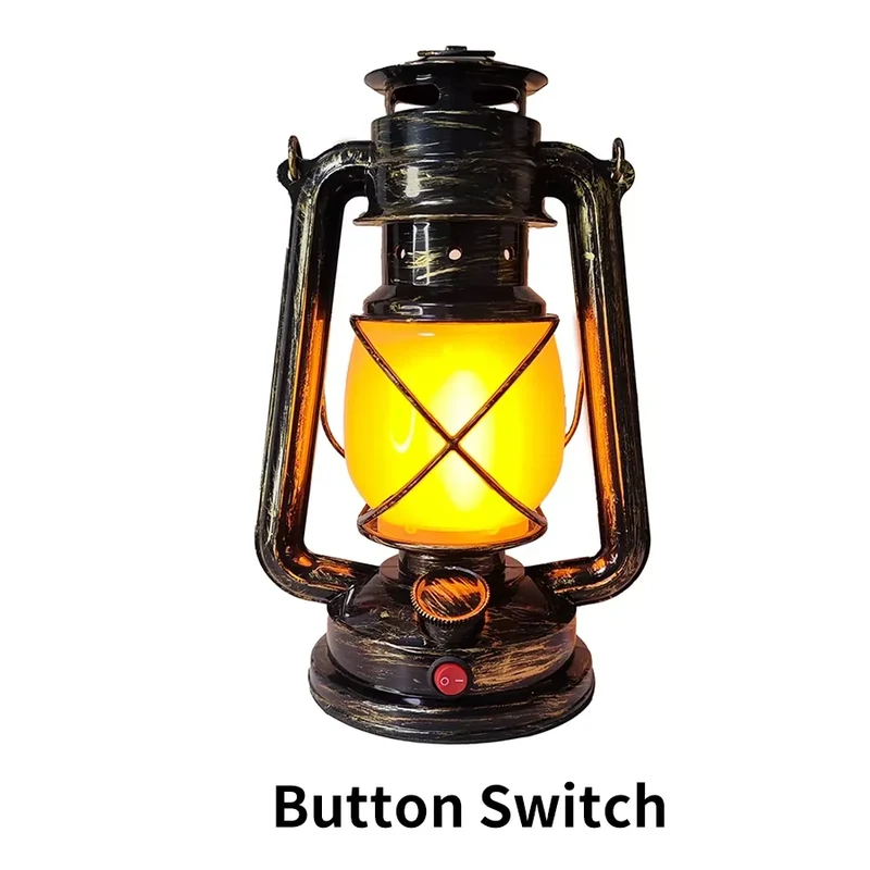 Tragbare Vintage Akku-Tischlampe für Café und Outdoor-Einsatz