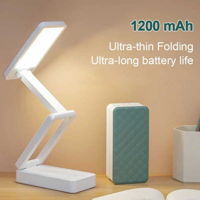 Aufladbare LED Schreibtischlampe mit Augenschutz und Touch für Studium und Büro