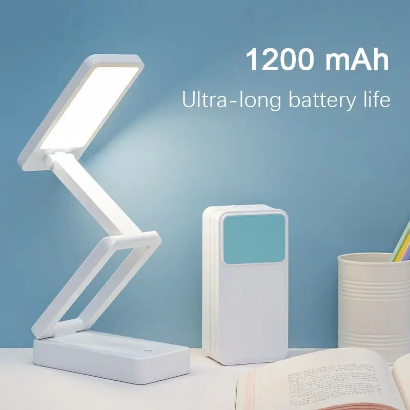 Aufladbare LED Schreibtischlampe mit Augenschutz und Touch für Studium und Büro