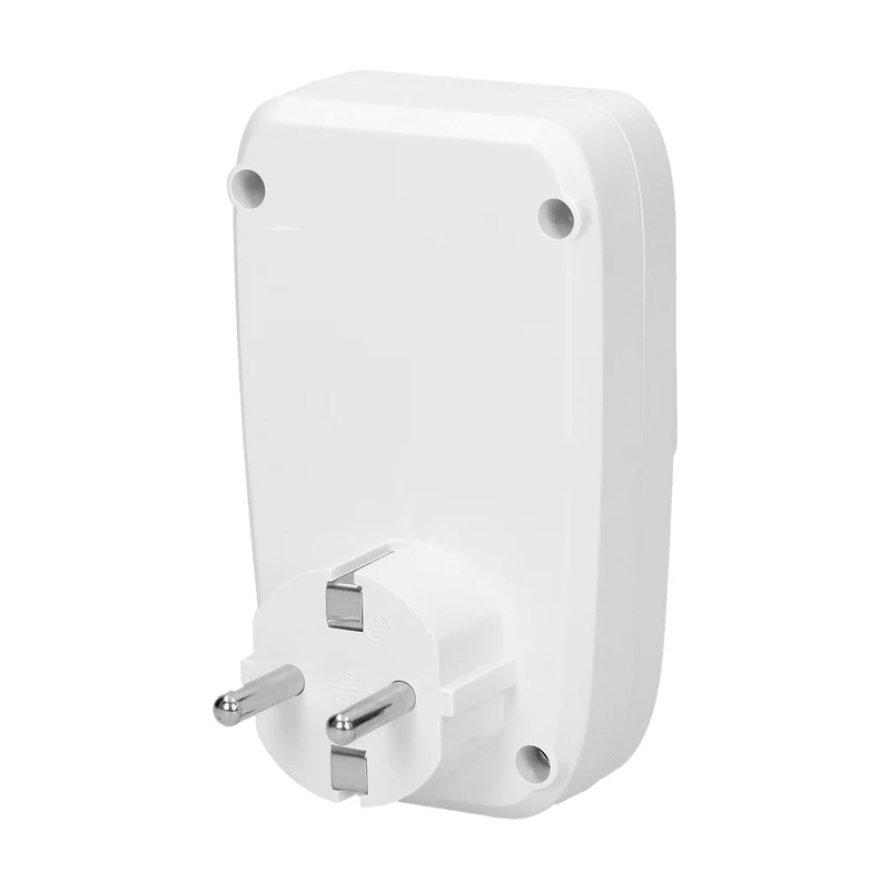 Energiekostenmessgerät mit LCD-Display, Max. 3680W, in Weiß oder Schwarz