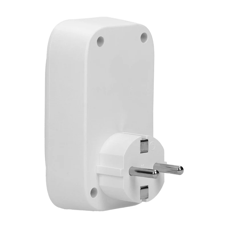 Mechanische Zeitschaltuhr mit Dämmerungssensor, 3680W, 16A, 230V~, IP20, Schuko
