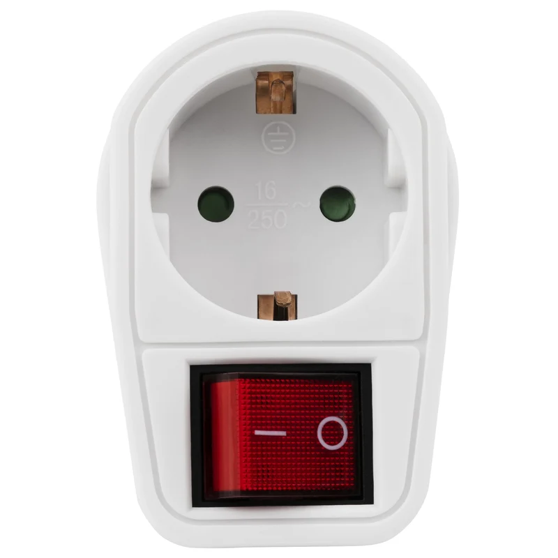 Steckdosenadapter in 3 Varianten