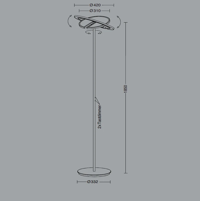 Deckenfluter Supernova Linear
