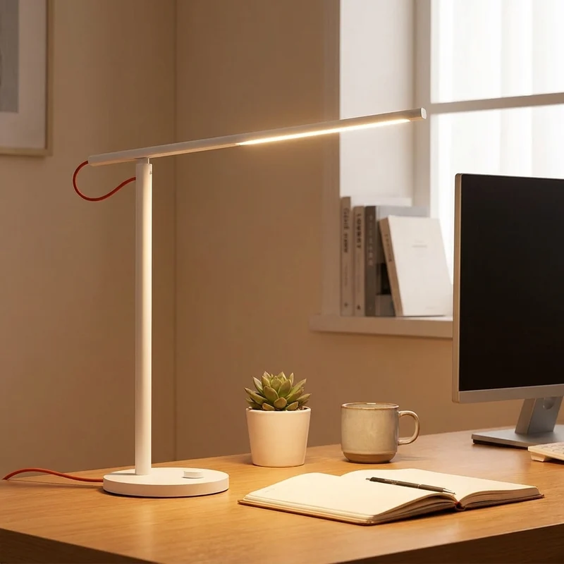 Smart LED Schreibtischlampe mit Sprachsteuerung und Augenschutz für Büro