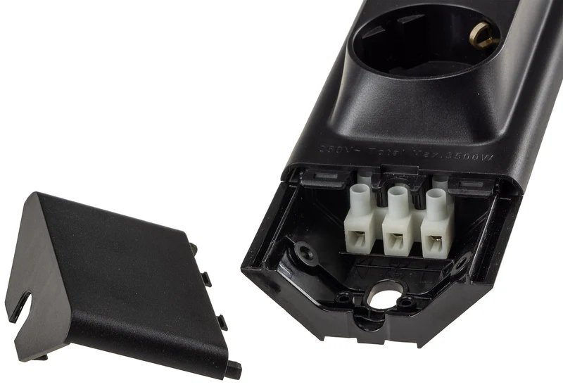 LED Unterbauleuchte schwarz mit USB A+C PD, 60cm, Neutralweiß und warmweiß