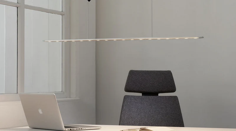 Pendelleuchte Anax CC, 135 cm, Arctic Silver Brilliance (Retourenartikel)