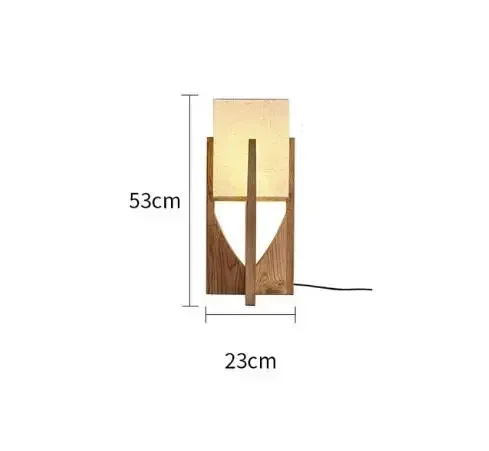 Nordische Holz Stehleuchte für Wohnzimmer, Hotel und Café