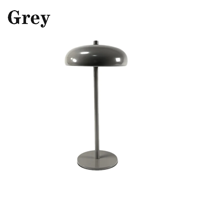 Nordische Akku-Touch-Tischlampe aus Metall für Café und Nachttisch