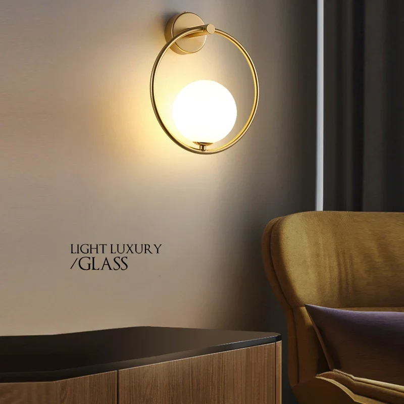 Moderne LED Wandleuchte für Wohnzimmer und Schlafzimmer Ambiente