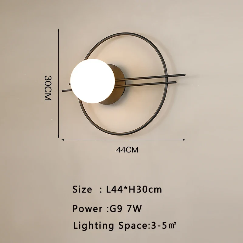 Moderne LED Wandleuchte für Wohnzimmer und Schlafzimmer Ambiente