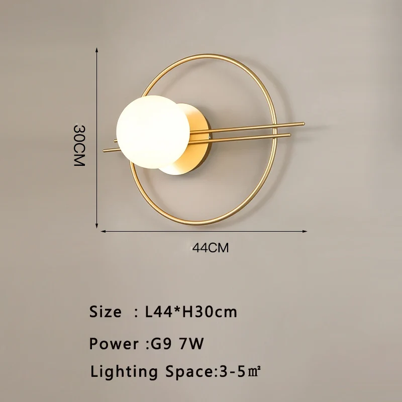 Moderne LED Wandleuchte für Wohnzimmer und Schlafzimmer Ambiente