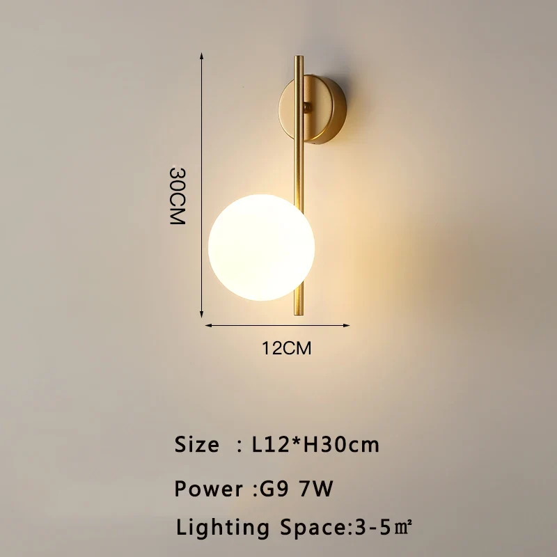 Moderne LED Wandleuchte für Wohnzimmer und Schlafzimmer Ambiente