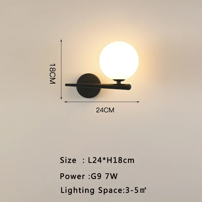 Moderne LED Wandleuchte für Wohnzimmer und Schlafzimmer Ambiente