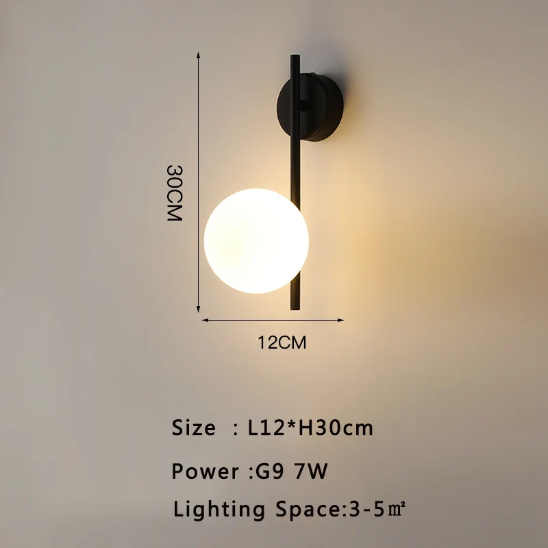 Moderne LED Wandleuchte für Wohnzimmer und Schlafzimmer Ambiente