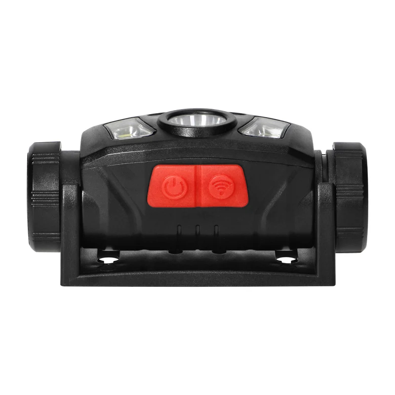 LED COB + XPG Stirnlampe/Fahrradlicht, 1200mAh Li-Ionen-Akku, Bewegungssensor