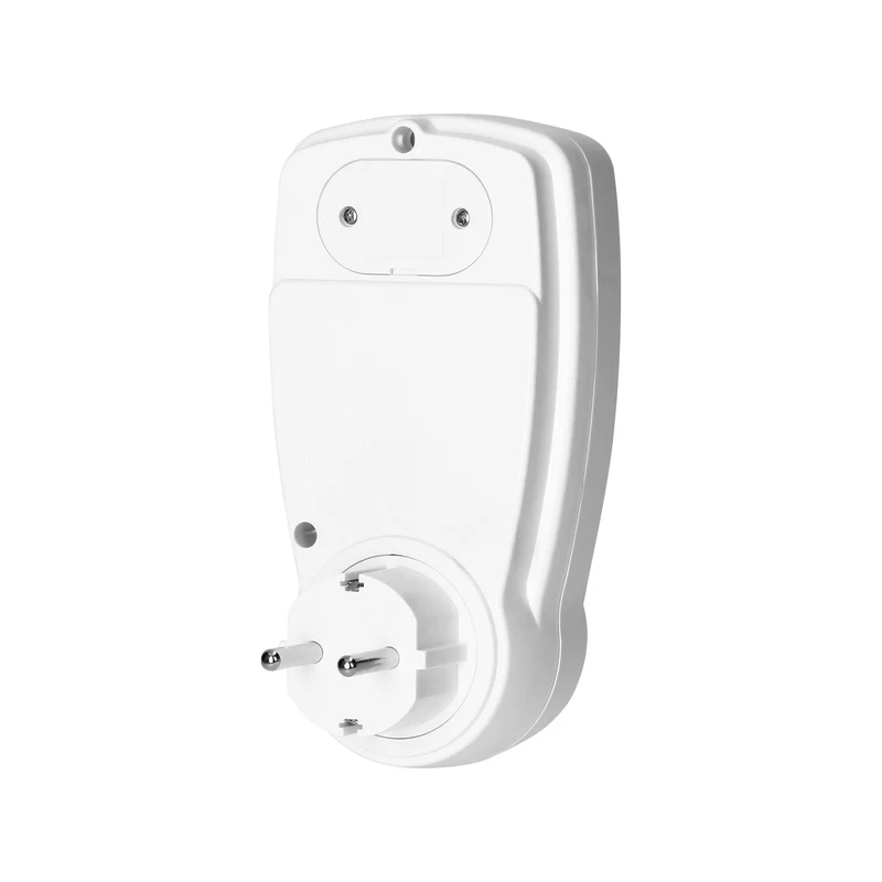 Digitale Zeitschaltuhr mit LCD-Display und Schuko-Steckdose, 16 Programme, 230V~, 3680W, IP20, Eingebauter Akku