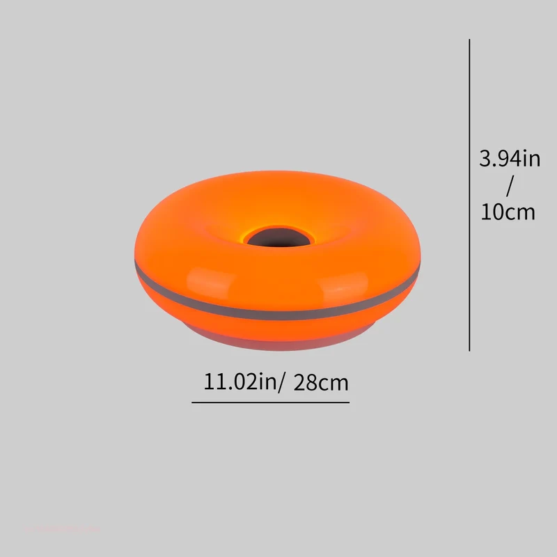 Bauhaus Donut LED Tischlampe mit USB-Anschluss für Schlafzimmer und Café