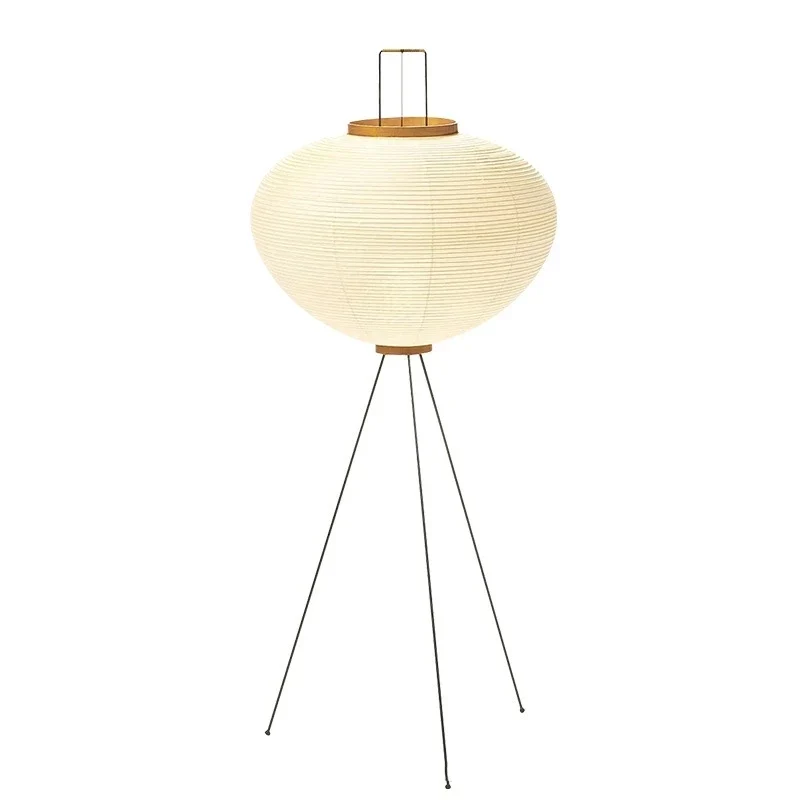 Japanische Washi Reispapier Stehlampe für Wohnzimmer und Esszimmer