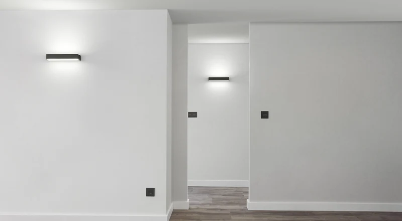 Wandleuchte Rec Double