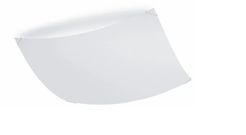 Vibia Lighting - Deckenleuchte Quadra Ice Glas weiß